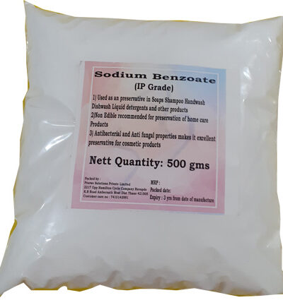 Sodium Benzoate IP Grade 500 grams