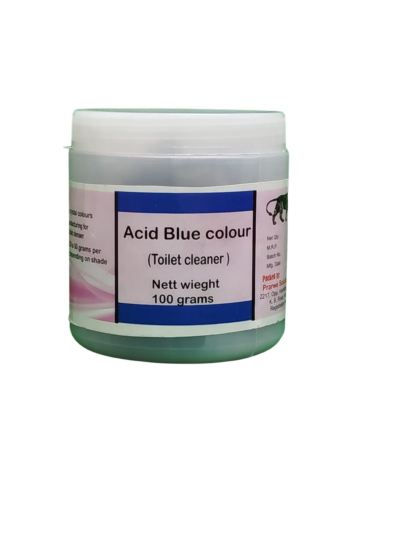 Acid blue colour Crystals for Toilet cleaner