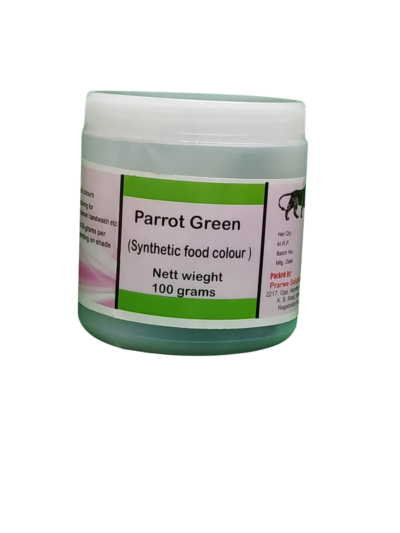 Parrot green Synthetic colour